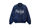 Stussy NY Chapter Saturn Varsity Jacket - Navy